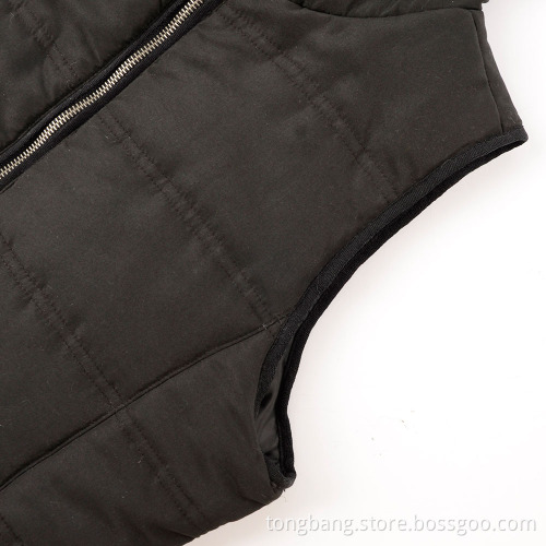 Bodywarmer Sleeveless Down Poliester Vest berlapis
